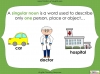 Singular Nouns to Plural Nouns  - Year 1 Teaching Resources (slide 7/67)